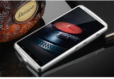 Други Бъмпъри за телефони Луксозен алуминиев бъмпър с твърд гръб огледален за Lenovo A7010 / Vibe X3 lite сребрист